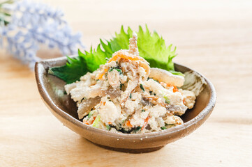 ほうれん草の白和え