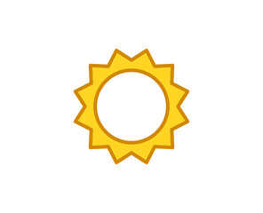 Sun premium line icon. Simple high quality pictogram. Modern outline style icons. Stroke vector illustration on a white background. 