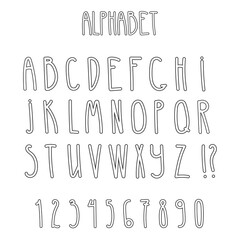 Hand Drawn Alphabet Design