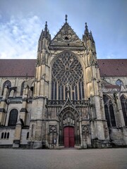 Fototapeta premium Overview of Sens, Burgundy (France) - September 2016