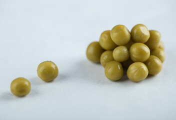 Pile of marinated Greek olives on white background