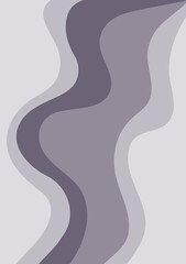 Lilac background with abstract shapes