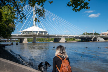 Famous bridge in Winnipeg