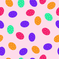 seamless pattern with easter eggs for baby textiles, baby pattern