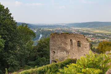 Medieval ruins. Nevytsky ( Nevitsky) castle. Ukraine