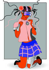 the future girl d in a dress