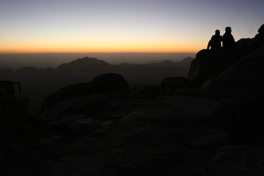 sunrise in a sacred mountain