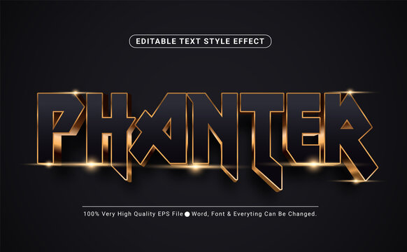 Luxury Panther Text Effect, Editable Text Effect
