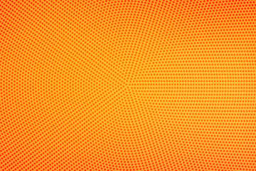 Pop art colorful comics book magazine cover. Polka dots orange and yellow background. Cartoon funny retro pattern. Vector halftone illustration. 90-s style. Template design for poster, card, flyer.