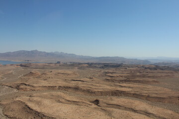 Fototapeta na wymiar Wüstenbilder vom Hubschrauber aus 