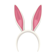 bunny ears headband isolated icon