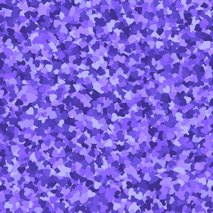 Glitter seamless texture. Actual purple particles. Endless pattern made of sparkling hearts. Radiant