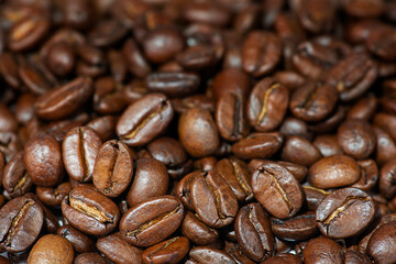 Background from coffee beans.