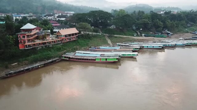 A village near the Mekong River