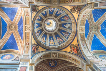Kuppel der Kirche S. Agostino in Campo Marzio in der Nähe der Piazza Navona in Rom