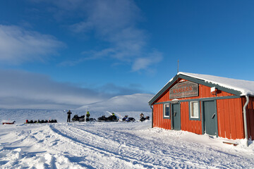Wafflehut "Knallen" at Bruksvallarna, Sweden