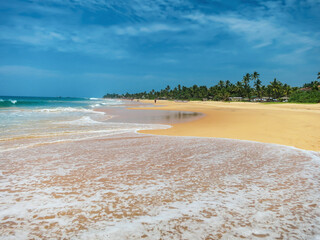 Beautiful Narigama beach. Sri Lanka Island