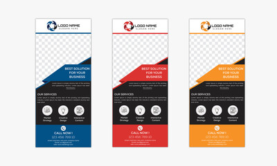 Set of roll up banner, roll up banner, banner, Corporate banner design, Pop up banner design, Creative banner, Banner eps.