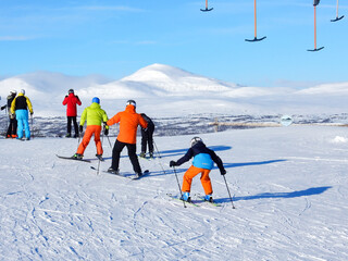 Ski resort Ramundberget, Sweden