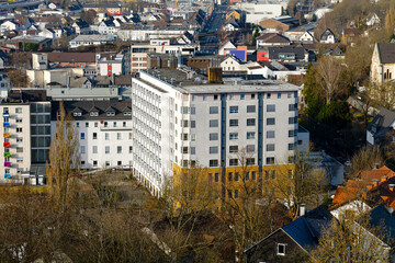 Siegen Stadtübersicht mit Marienkrankenhaus
