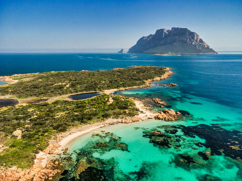 La Meravigliosa Isola Piana, nell area marina protetta di Tavolara, sardegna.