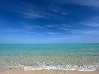 日本、鹿児島県、与論島の砂浜