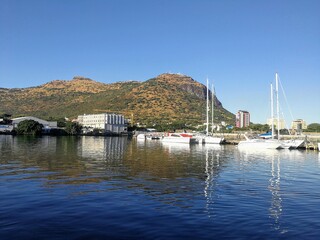 Overview of Port Louis in Mauritius - June 2018