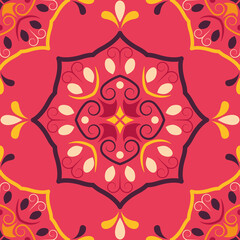 red and yellow art italian ceramic background