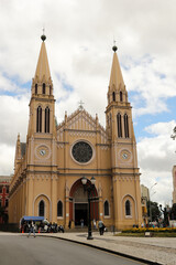 Fototapeta na wymiar Cathedral Basilica Nossa Senhora da Luz dos Pinhais, Curitiba, Paraná, Brazil.
