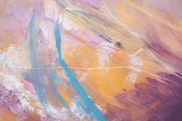 Colorful abstract watercolor hand painted background