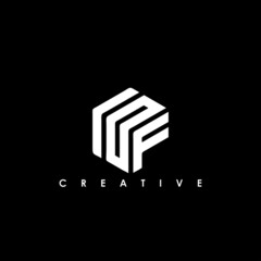 IOF Letter Initial Logo Design Template Vector Illustration