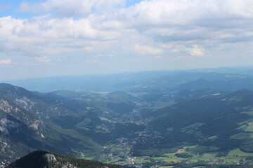 Landschaftsfotos von oben von den Bergen in der Steiermark, &Ouml;sterreich