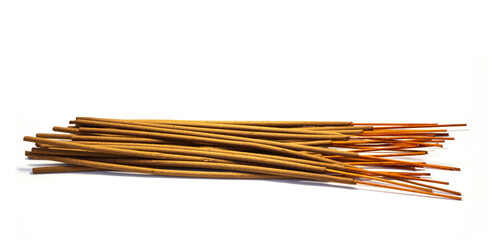 Isolated aroma sticks on a white background