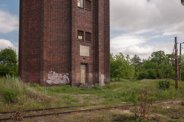 Abandoned train graveyard in Łódź, Poland