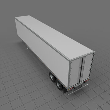 Semi truck trailer