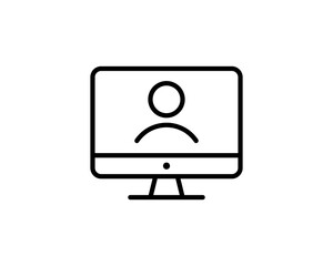 Training icon. Simple element illustration. Online Training symbol design from eLearning collection. Can be used in web and mobile.