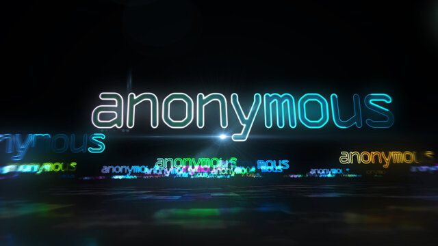 Anonymous abstract 3d illustration