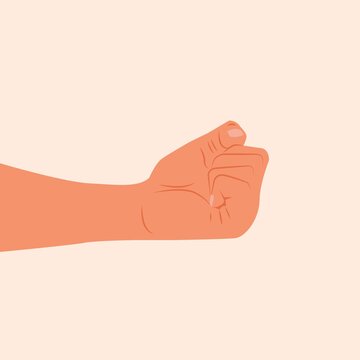 wrist, throw a fist, Male clenched fist, isolated, Man hand with a fist. Alpha. Protest. man throwing a punch, fist bumping flat vector illustration