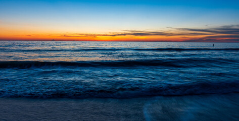 sunset at the beach