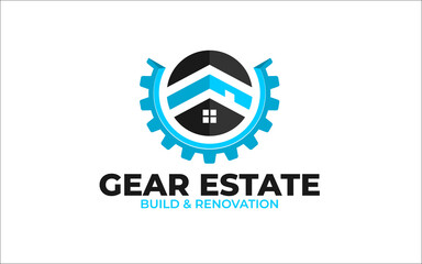 Fototapeta na wymiar Illustration vector graphic of renovation, home repair, and building concept logo design template