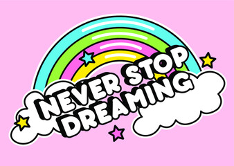 arcoíris y nubecitas