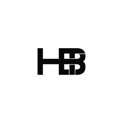 hbt letter original monogram logo design