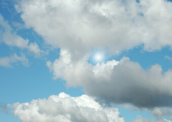 Cloudy sky background