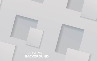Abstract white dimension background design
