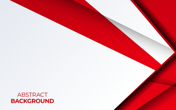 Modern stylish red background with paper effect