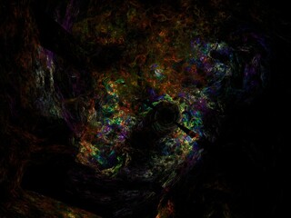 Imaginatory fractal background Image
