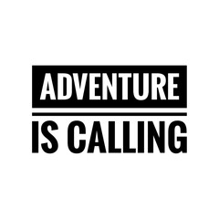 ''Adventure is calling'' Lettering