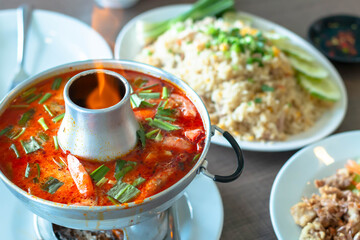 Hot Pot Tom Yum Spicy seafood