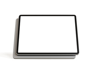 Tablet isolated on white background. 3d illustration.