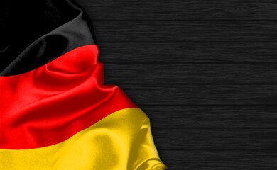 Closeup of Germany flag